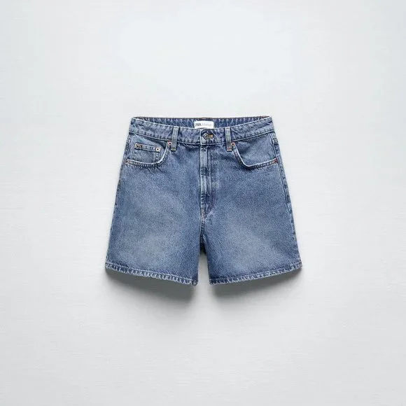 zara retro shorts